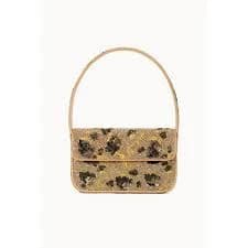 NEW STAUD women's tommy beaded shoulder bag in vintage floral