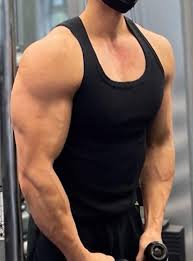 Men's GYM Tank Running Tank Workout Tank Men Tops Crew Neck Sleeveless Sports & Outdoor Vacation Going out Casual Daily Quick dry Moisture Wicking Breathable Soft Plain Black White Activewear Fashion 2025 -