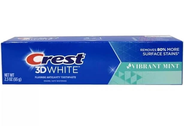 Crest 3d White Fluoride Anticavity Vibrant Mint Whitening Toothpaste