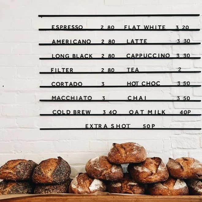 George & Willy Atelier Letter Menu Board