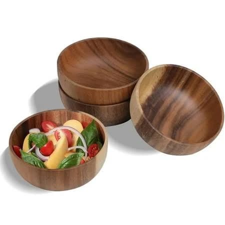 mightlink Wooden Salad Bowl