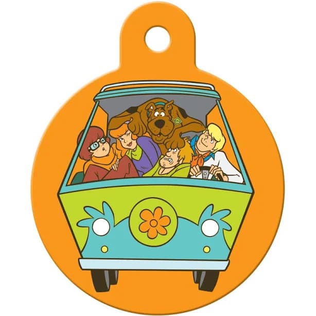 Quick-Tag Scooby-Doo Van Large Circle Pet ID Tag