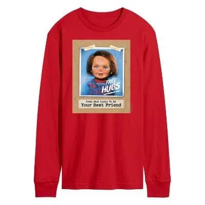 Chucky Long Sleeve Graphic T-Shirt
