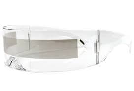 Bionics Alien Space Robot Cyclops Futuristic Costume Clear Novelty Sunglasses | eBay