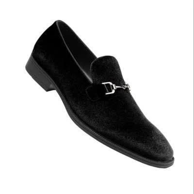 Austin Mill Men's Suede Slip-On Buckle Loafers