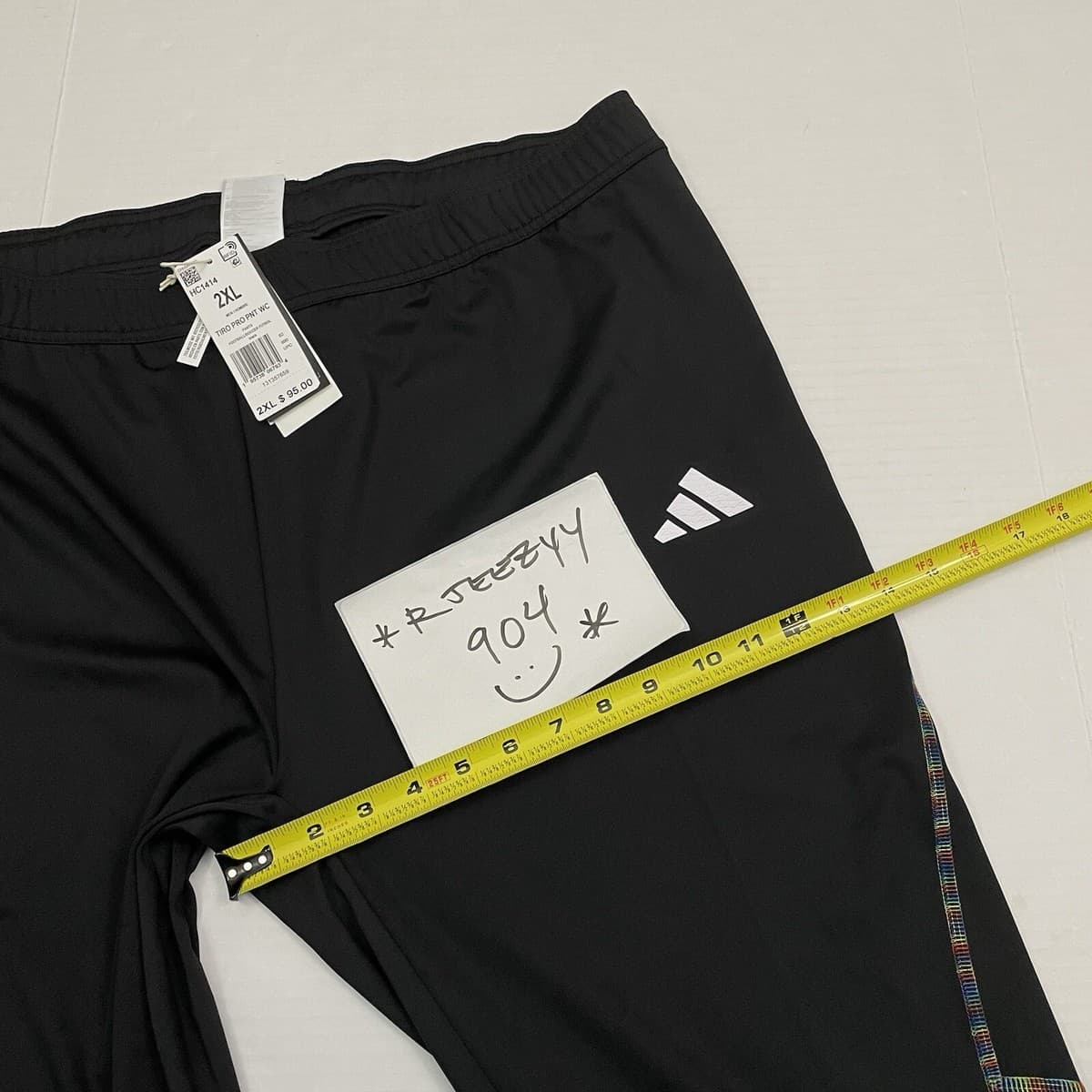 $95 Mens Size 2XL Adidas Tiro 23 Pro World Cup Track Pants HC1414 Black Rainbow | eBay