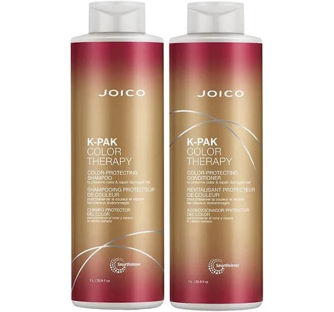 Joico K-Pak Color Therapy Shampoo and Conditioner Liter Duo
