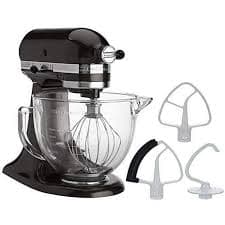 Free Shipping! KitchenAid 5-Quart Stand Mixer Glass Bowl Onxy Black - Walmart.com - Walmart.com