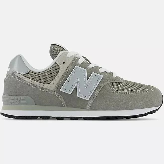 New Balance | 574 Lace | Unisex | Size: 5.5 | Color: Grey With Nb White