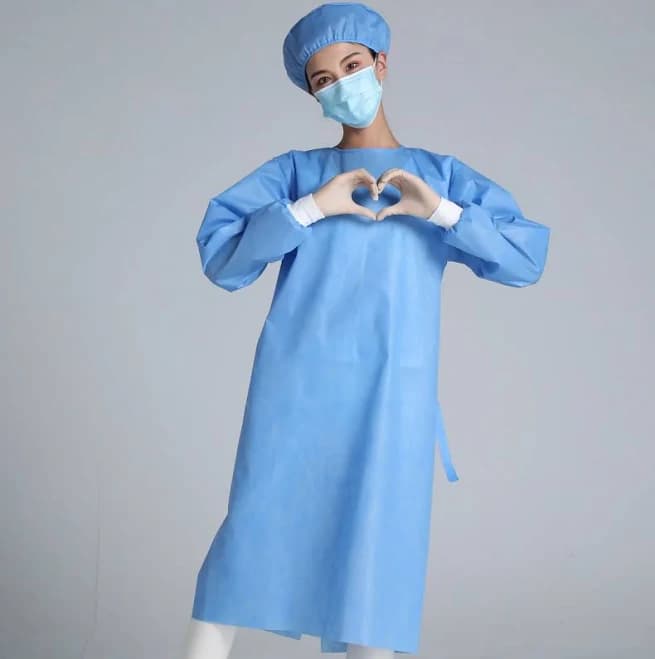 Dental or Hospital Protective Isolation Gowns