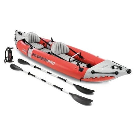 Intex Excursion Pro Inflatable 2 Person Kayak 2 Oars Pump