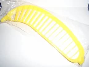 Plastic Yellow Sealed Banana Slicer