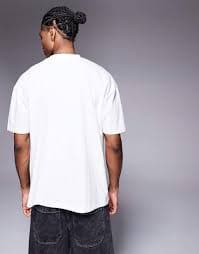 ASOS DESIGN oversized t-shirt with athletic graphic in cream | ASOS