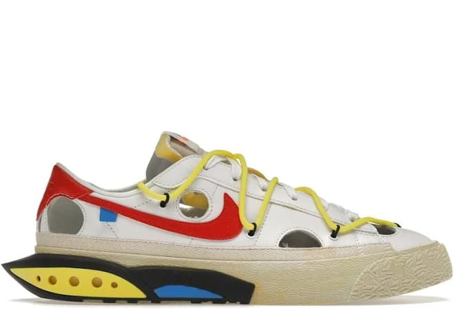 Nike Men's Blazer Low Off-White University Red