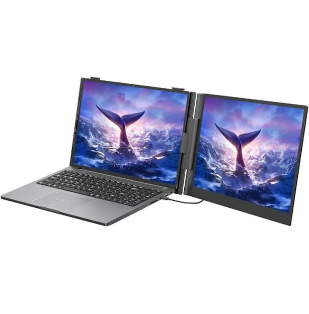 Blackview SCM6/DCM6 14 inch 1080p Dual Screen 60Hz IPS Type C Portable Computer Monitor