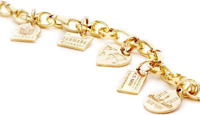 Slim Bracelet Bundle with 5 Mini Charms