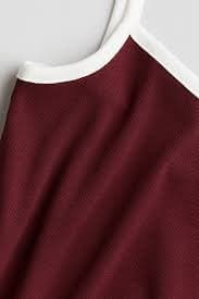 Cotton Jersey Tank Top Dress - Dark red - Kids | H&M US