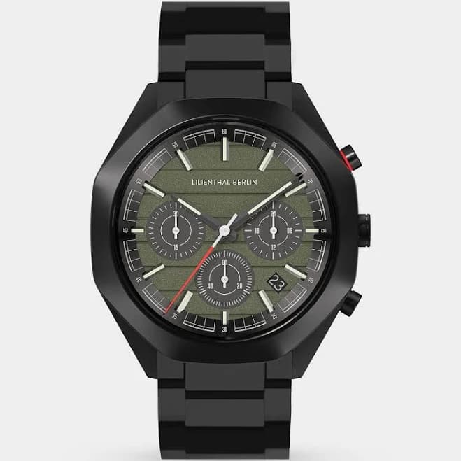 Miyota Men's Chronograph Quartz Watch with Sapphire Glass