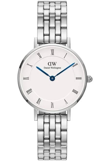 Daniel Wellington Women's Petite Roman Numerals 5-Link Watch