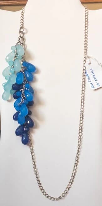 Cascading Teardrop Bead Necklace
