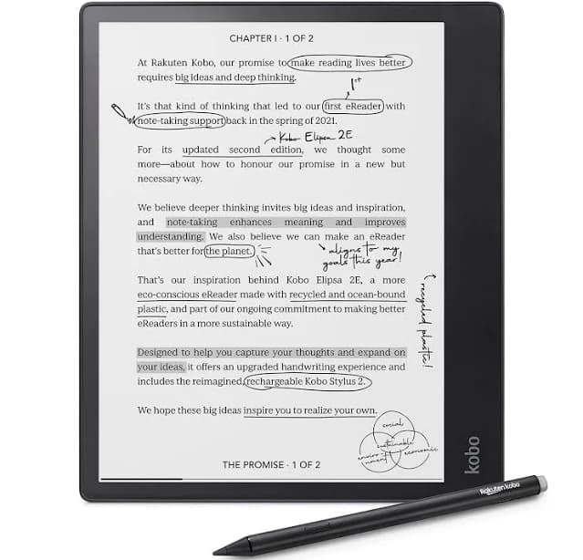 Kobo Elipsa 2E Digital eReader