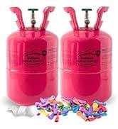 Amazon.com: GreatWhip Tanque de Helio 13L Para Hasta 50 Globos de Látex, Incluye 50 Globos de Látex Rosa y Cintas. (2 Cajas) : Juguetes y Juegos