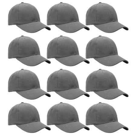 Falari Men's 12-Pack Adjustable Baseball Cap