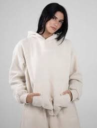 PrettyLittleThing Nude Taupe Hoodie oversized | Mercari