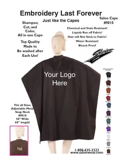 Salonwear Special 12 Piece Embroidery Cape