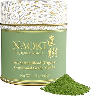 Organic Ceremonial First Spring Blend – Authentic Japanese First Harvest Ceremonial Grade Matcha Green Tea Powder from Kagoshima, Japan (40g / 1.4oz)