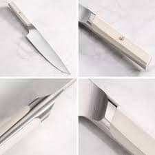 Cangshan Everest White 8-Piece Knife Block Set + Reviews | Crate & Barrel