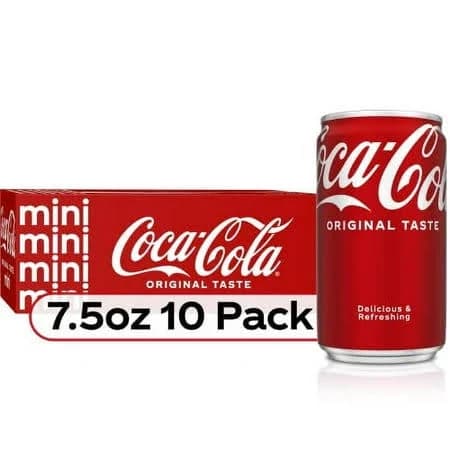 Coca-cola Soda Soft Drink, 7.5 fl Oz (10 count)