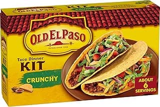 Crunchy Taco Dinner Kit with Taco Shells, Mild Taco Sauce, and Seasoning Mix, Easy Meal Prep, 12 Ct, 8.8 oz