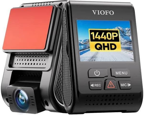 VIOFO Dash Cam A119 V3 2K 2560x1440P Quad HD+ 60FPS Front Car Dash Camera, 5MP STARVIS Sensor, 140-Degree Wide Angle, GPS Included, Buffered Parking M