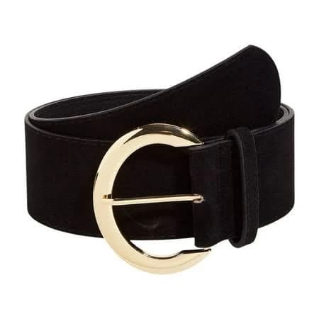 Women's Casual Vintage Faux Leather Belt with Metal Buckle
