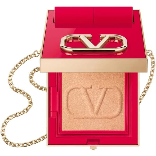 Valentino Makeup | Valentino Go Clutch W/ Mini Rosso Satin Lipstick In Red Case Nib Light Medium 03 | Color: Gold/Red | Size: Os | Pm-26139525's