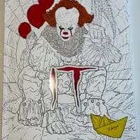 IT Pennywise The Official Coloring book