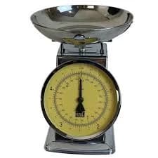 Vintage Good Cook 5 lb Mechanical Kitchen Food Scale Retro Bowl Baking Analog