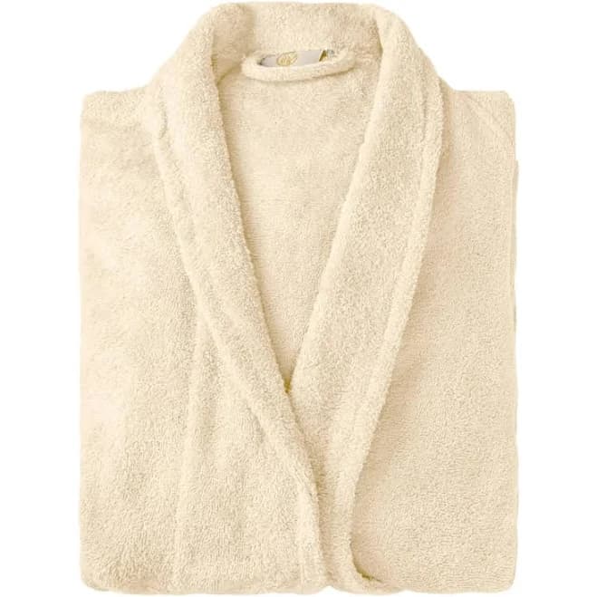 Superior Cotton Terry Adult Unisex Soft Lightweight Bathrobe