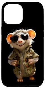 Amazon.com: Opossum with Sunglasses Northern Gopher Funny Opossums Case for iPhone 12 Pro Max : Cell Phones & Accessories