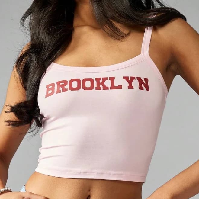 Missguided Brooklyn Cami Crop Top