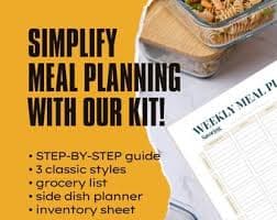 Complete Menu Planning Kit to Make Eating Healthy Easier - Etsy