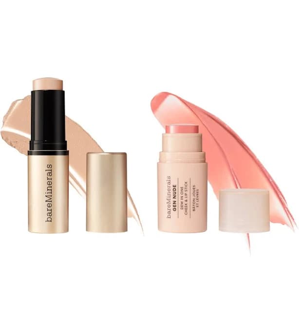 Bareminerals Complexion Rescue Skin Tint Stick & Gen Nude Dew in One Glow Duo