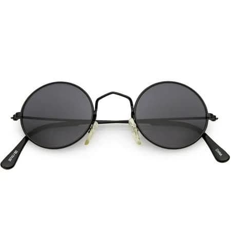 True Vintage Small Thin Frame Circle Sunglasses