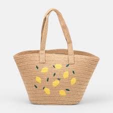 Shopping bag cognac