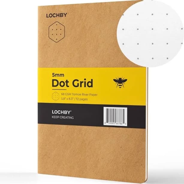 Lochby A5 Dot Grid Notebook