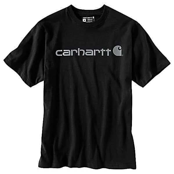 Carhartt Men's Loose Fit Heavyweight Short-Sleeve Logo Graphic T-Shirt