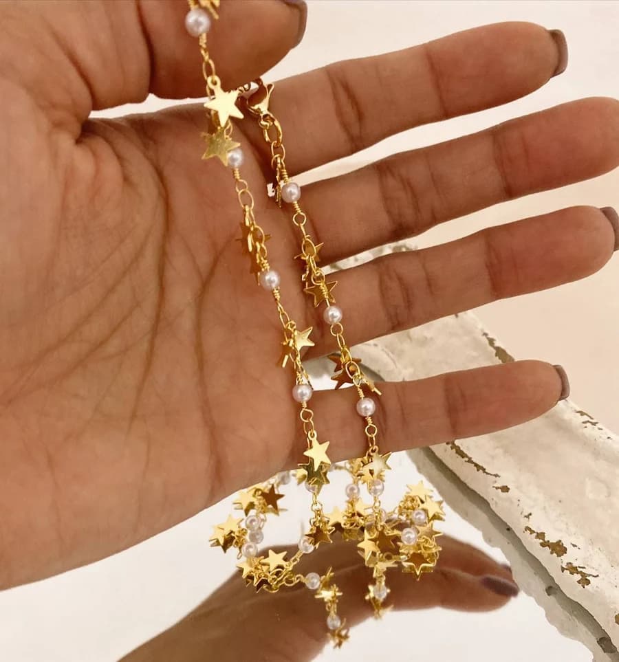 Pearl Star Necklace