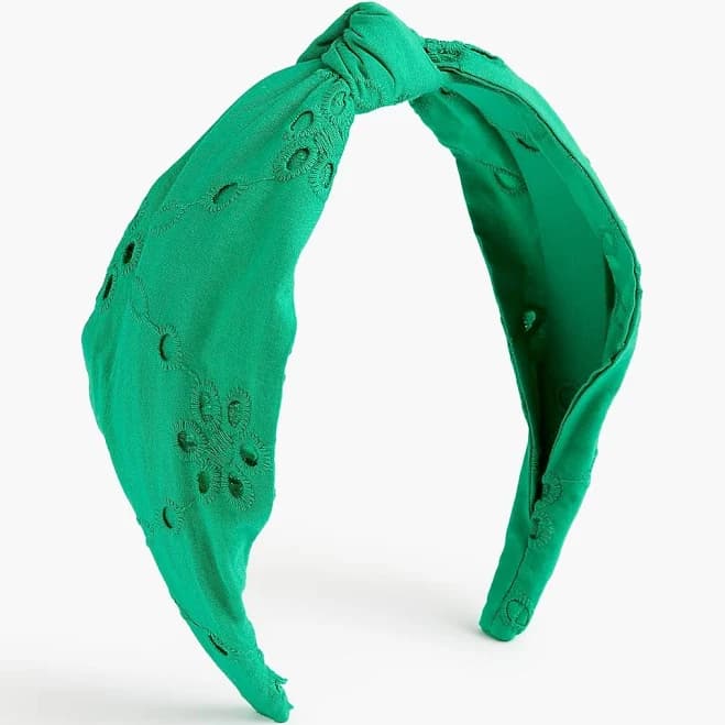 J.Crew Women's Eyelet Knotted Headband