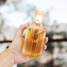 Amazon.com: PTSGCAI Clear Glass Bottles 8 oz - 250ml [Pack of 6] Heavy Base Glass Bottles with T-Top Cap for Wine Beverages Drinks Oil Vinegar Kombucha Beer Water Soda with Cork Stopper
